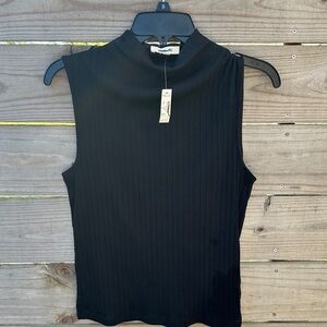 Madewell back ribbed mock tank size small